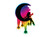 Smoking Weed Fairy Sitting On The Moon Sticker