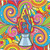 Set of 6 70's Theme Lighter Wraps or Stickers to go anywhere, waterproof vinyl decals, great small gift!
