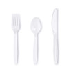 Plastic Cutlery White Pack Size 1000