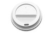 Hot Drink Cup Lid White Sip Through 6/8oz Pack Size 1000