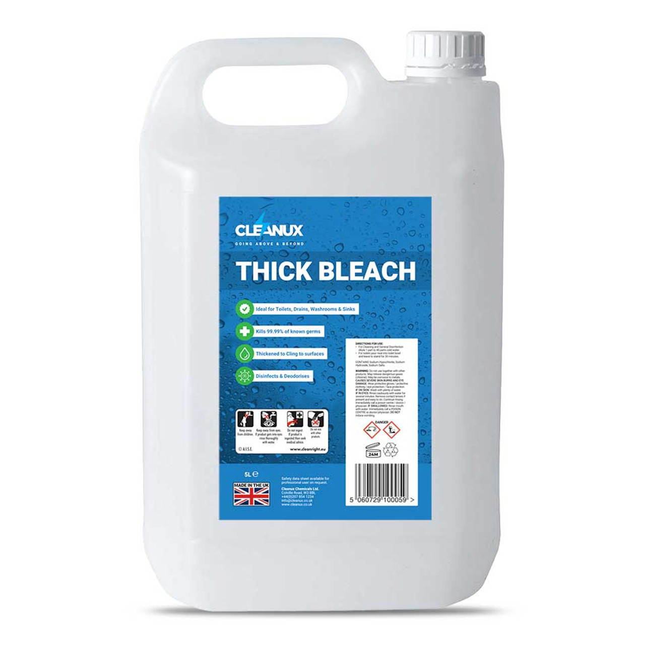 Thick Bleach 5lt Pack Size 1