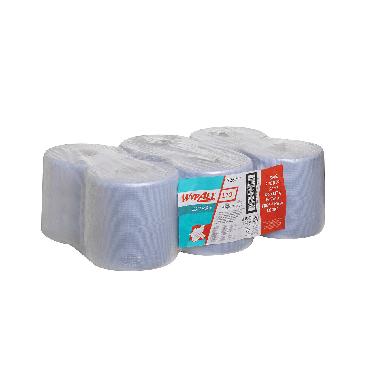 Wypall L10 Centre Feed Blue 1Ply Pack Size 6x304m