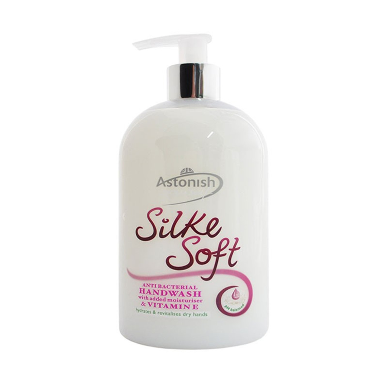 Astonish Silke Soft Anti Bac Hand Wash Size 500ml Pack Size 12