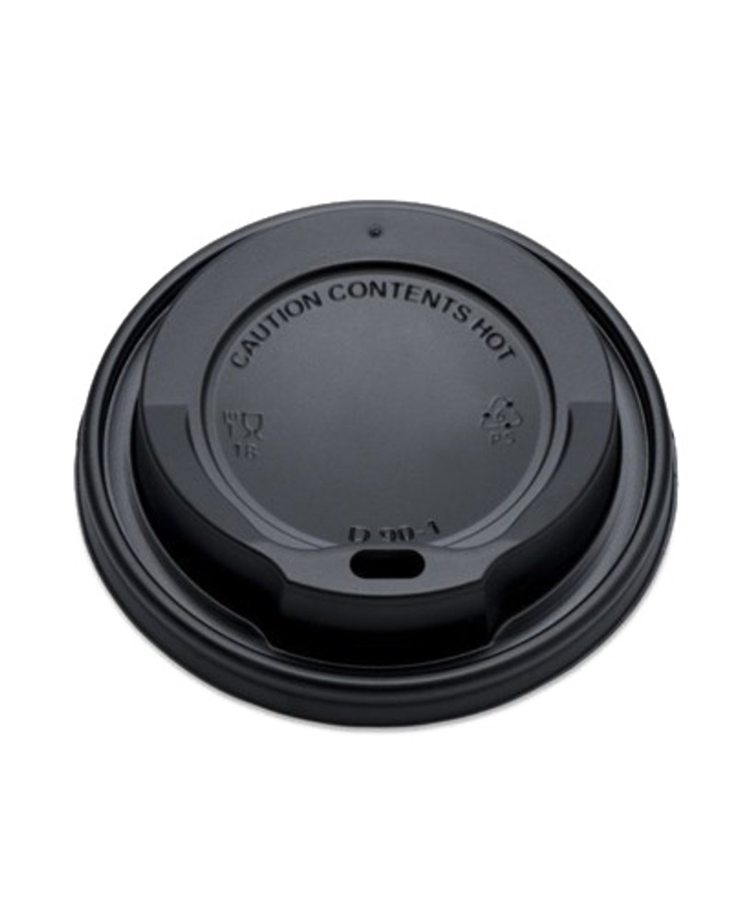 Hot Drink Cup Lid Black Sip Through 6/8oz Pack Size 1000