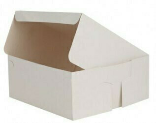 Cake Box White Flat Size 12x12x4 Pack Size 100