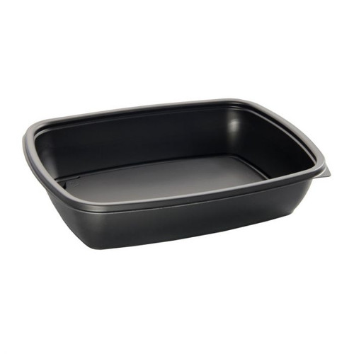 Sabert 900ml Microwavable Black PP Tray Pack Size 300
