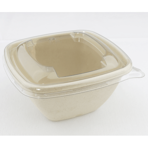 Sabert Square Bowl 1000ml With PP Lid Pack Size 100