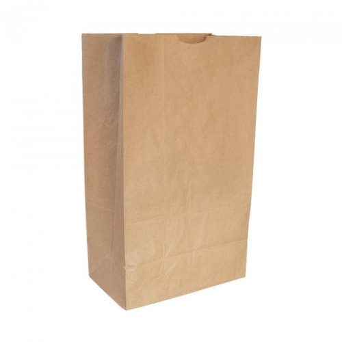 Brown Paper Take Away Bags Without Handles - XL pack size 250