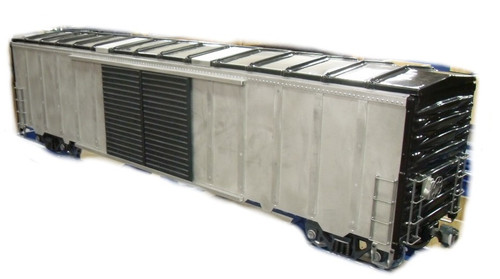 50' MODERN BOX CAR, ASSEMBLED (UNPAINTED)