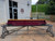 8' Bench Riding Car assembled with 7-1/2" Modern Trucks, Air Brakes, Air Brake Line Kit, Couplers, and painted Tuscan Red (Refurbished)