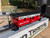BAY WINDOW CABOOSE ASSEMBLED, NICKEL PLATE RED, WHITE, BLACK (BODY ONLY)