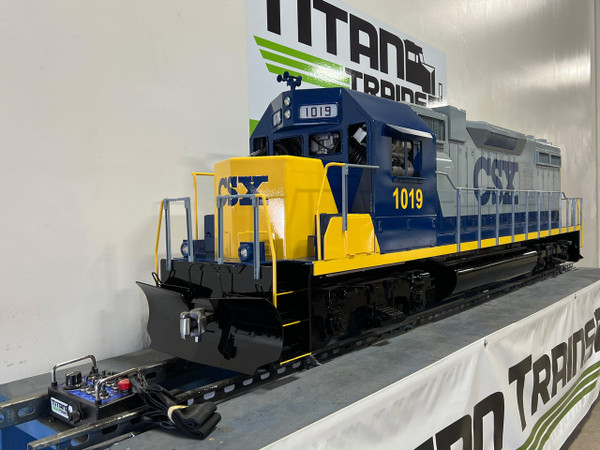 GP-38 LOCOMOTIVE-GAS/HYD, 7-1/2 GA, MANUAL CONTROL, UNPAINTED