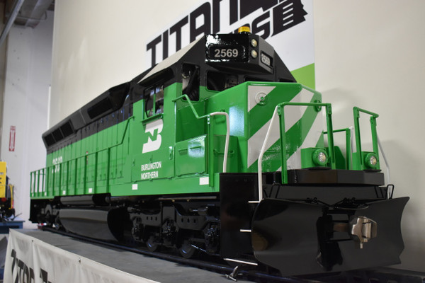 SD45 LOCOMOTIVE, 7-1/2 GA, MANUAL CONTROL, UNPAINTED