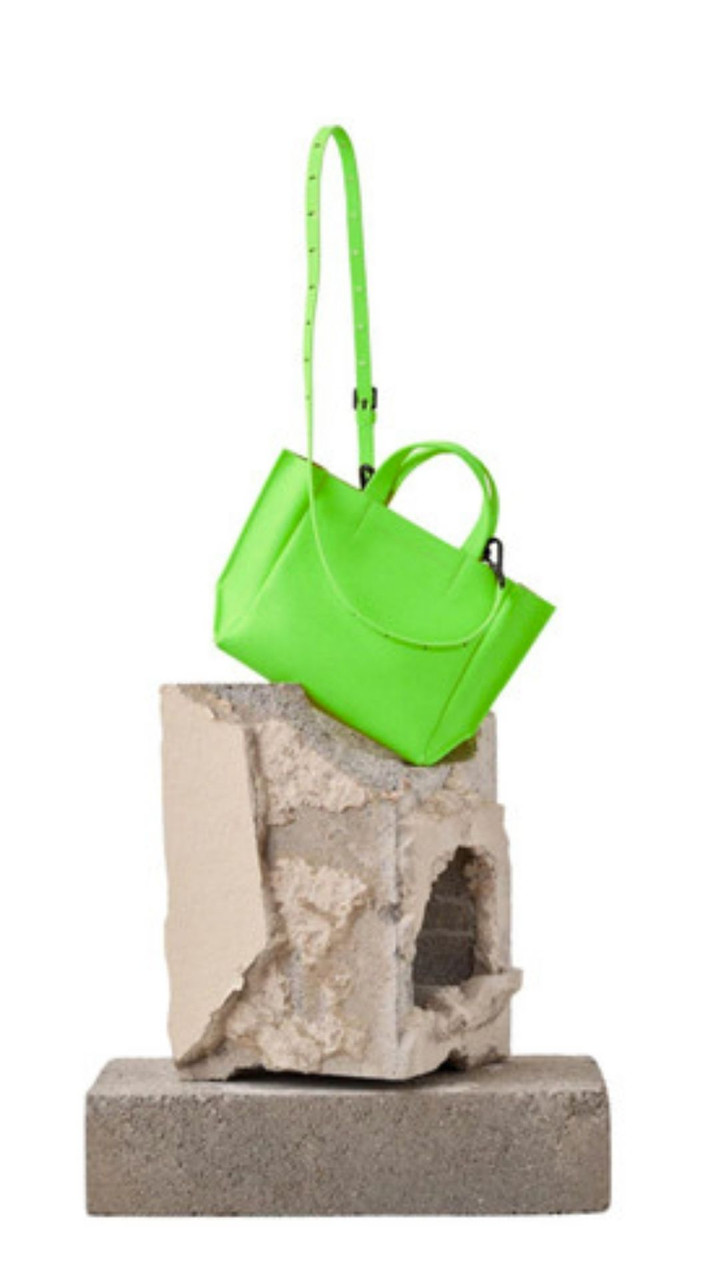 Micro Tote- Neon Green