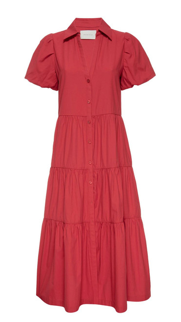 Havana Dress Carmine Red