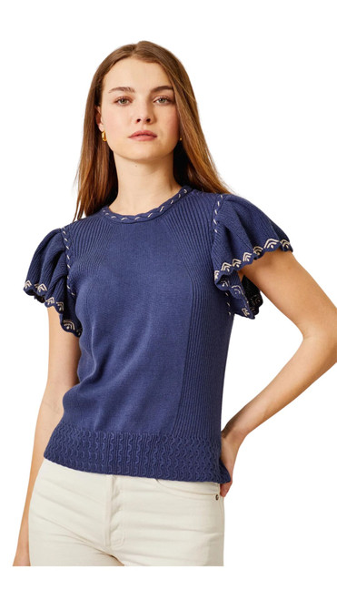 Madeline Sweater - Navy