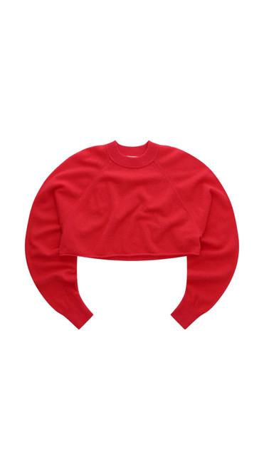 Holli Crop Sweater - Lobster