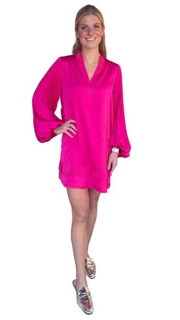 Liza Dress- Neon Pink