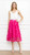 Circle Patch Skirt - Hot Pink