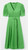 Ranya Green Crisp Poplin Dress