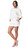 Stretch Twill Shorts, 4" in Bright White
