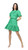 Emelie Mini Dress- Green
