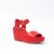 Betty - Quilted Red