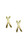 Crisscross Hug Earrings- 18K Gold Plated