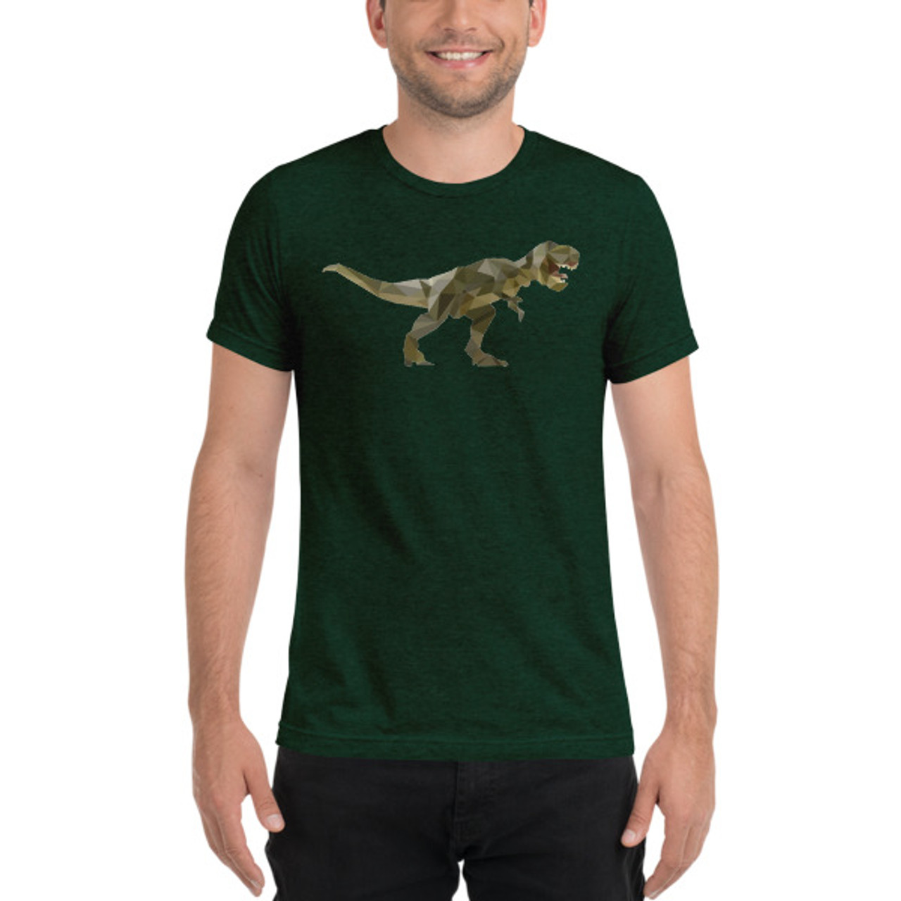 Tyrannosaurus Polygon Short Sleeve T-shirt - The Dino Reserve