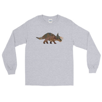 Triceratops shirt, Triceratops long sleeve shirt, long sleeve Triceratops shirt, dinosaur shirt, long sleeve dinosaur shirt