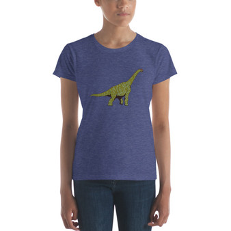 Brachiosaurus Women's shirt, dinosaur women's shirt, women's Brachiosaurus shirt, women's dinosaur shirt