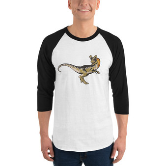 Dilophosaurus 3/4 sleeve Raglan Shirt