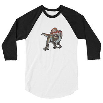 Spinosaurus 3/4 Sleeve Raglan Shirt