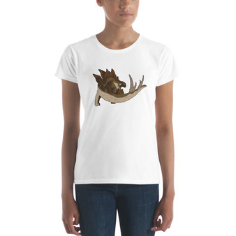 Stegosaurus Back Women's short sleeve t-shirt