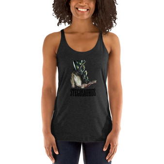 Stegosaurus III Women's Racerback Tank