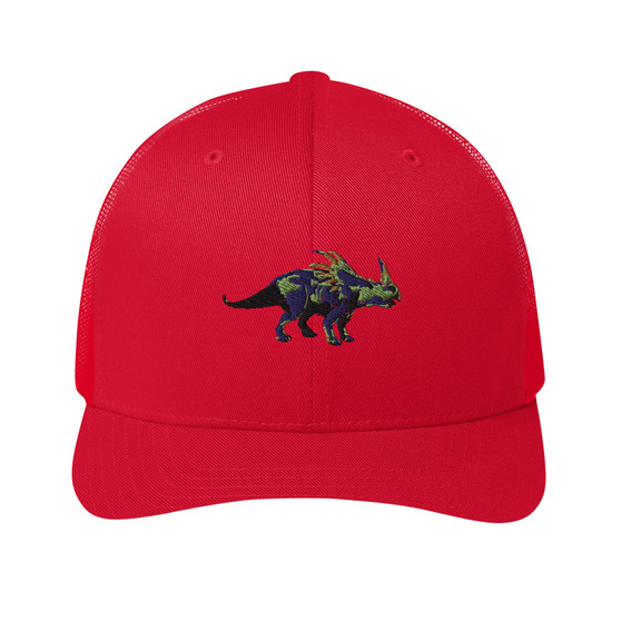 Color Triceratops Trucker Cap