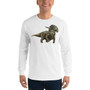 dinosaur shirt, long sleeve dinosaur shirt, triceratops shirt, long sleeve triceratops shirt