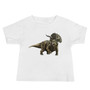 triceratops baby shirt, dinosaur baby shirt, baby dinosaur shirt, baby triceratops shirt