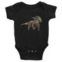 triceratops infant bodysuit, dinosaur infant bodysuit