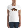 triceratops women's shirt, triceratops shirt, women's dinosaur shirt, dinosaur shirt