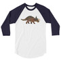 Triceratops shirt, dinosaur baseball shirt, triceratops baseball shirt, 