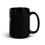 Black Triceratops Glossy Mug