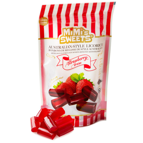 Strawberry Australian Licorice - 5.2oz Bag