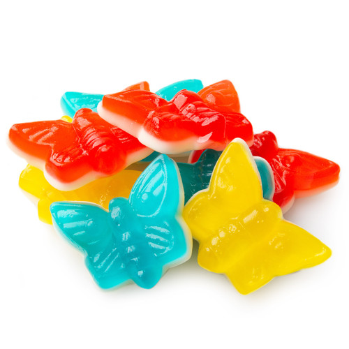 Colorful Gummy Butterflies  Colorful Gummy Butterflies