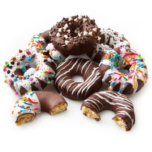 Hanukkah Chocolate Decorated Peanut Donuts Hanukkah Chocolate Decorated Peanut Donuts