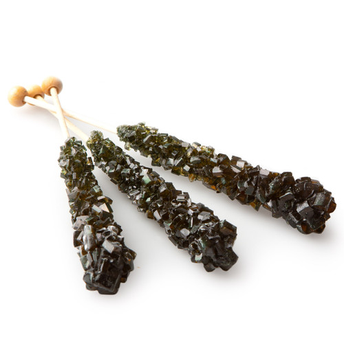 Large Wrapped Black Rock Candy Crystal Sticks Large Wrapped Black Rock Candy Crystal Sticks