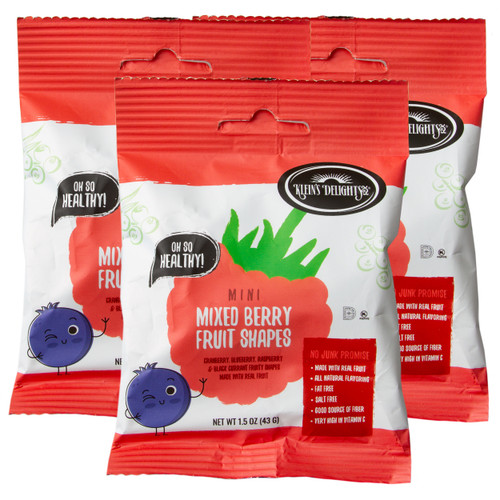 Mini Mixed Berry Fruit Shapes Gummies Mini Mixed Berry Fruit Shapes Gummies