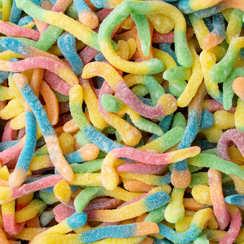 Gummy Worms - Sour Gummy Worms - Sour