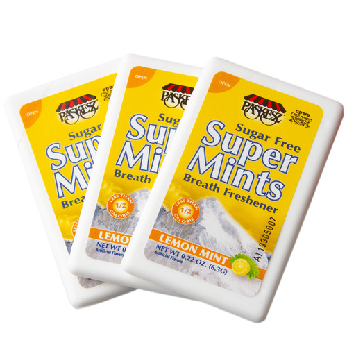 Sugar-Free Super Mints - Lemon Mint Sugar-Free Super Mints - Lemon Mint