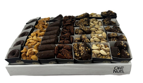 WOODEN CHOCOLATE & NUTS- 14" 57646
